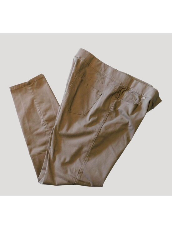 Gloria Vanderbilt Denim - Gloria Vanderbilt Slim Fit Jeans Size 16 Beige Slimming Effect Waistband